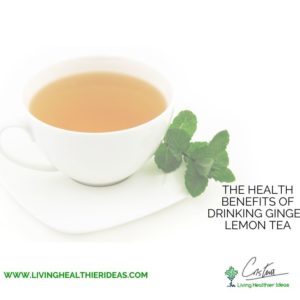 Ginger Lemon Tea - www.livinghealthierideas.com