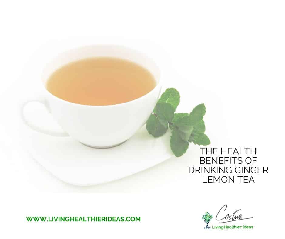 Ginger Lemon Tea - www.livinghealthierideas.com
