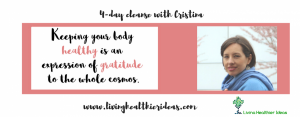 4-day cleanse with Cristina
