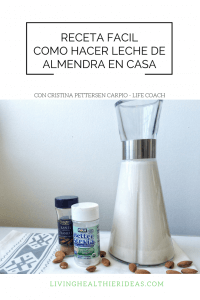 leche de almendras